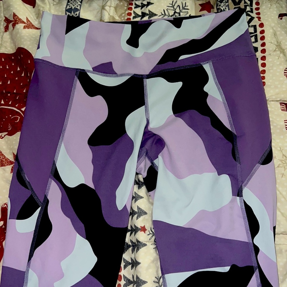 Brand New Purple Camo Leggings